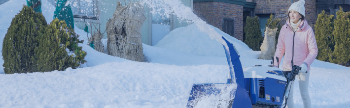 作業面積別ラインナップ除雪機の選び方