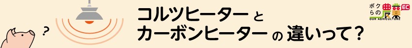コルツヒーターとカーボンヒーターの違いを比較