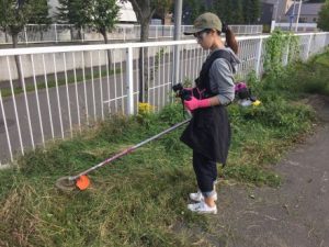 丸山製作所 エンジン式草刈機(刈払機)｜ピンクでかわいい「かる～の