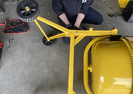 種子消毒ミキサー まぜコン